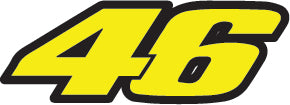 46 MotoGP  Sticker  | 3M High Quality Waterproof Premium Matt Finish Sticker