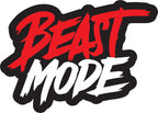 Beast Mode Sticker  | 3M High Quality Waterproof Premium Matt Finish Sticker