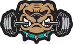 Bull Dog Gym Sticker  | 3M High Quality Waterproof Premium Matt Finish Sticker