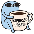 Expresso Yourself Sticker  | 3M High Quality Waterproof Premium Matt Finish Sticker