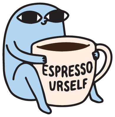 Expresso Yourself Sticker  | 3M High Quality Waterproof Premium Matt Finish Sticker