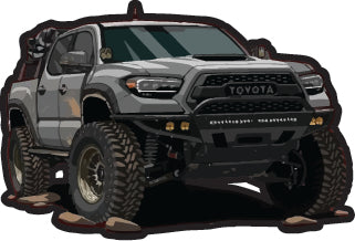 Fortuner Sticker  | 3M High Quality Waterproof Premium Matt Finish Sticker