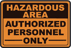 Hazardous Sticker  | 3M High Quality Waterproof Premium Matt Finish Sticker