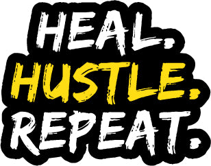 Heal, Hustle, Repeat Sticker  | 3M High Quality Waterproof Premium Matt Finish Sticker