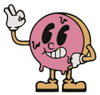 Mr. Donut Sticker  |3M High Quality Waterproof Premium Matt Finish Sticker