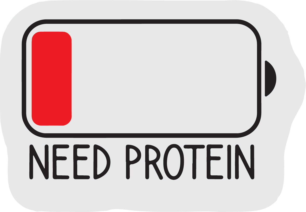 Need Protein  Sticker  | 3M High Quality Waterproof Premium Matt Finish Sticker