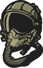 Pilot Mask Sticker  | 3M High Quality Waterproof Premium Matt Finish Sticker