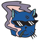 Smoking Cat Sticker  |3M High Quality Waterproof Premium Matt Finish Sticker