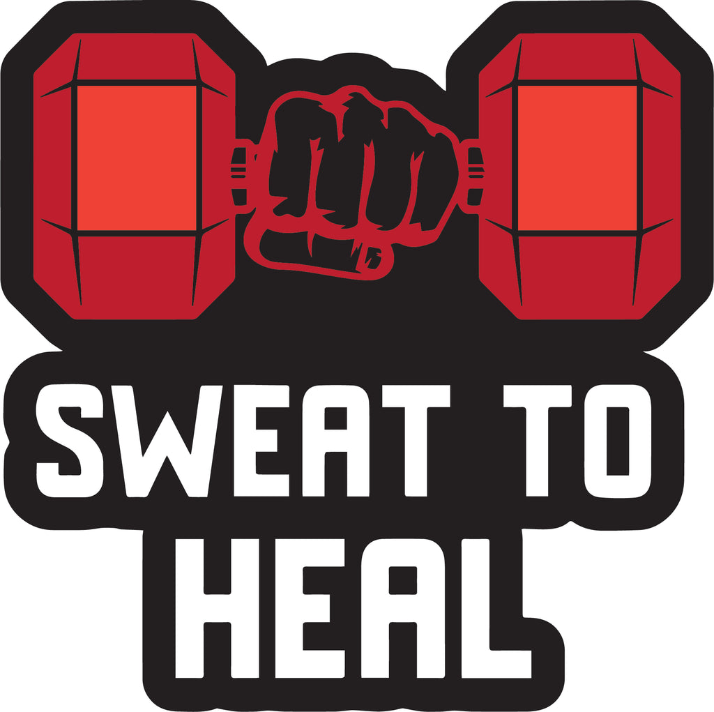 Sweat to heal Sticker  | 3M High Quality Waterproof Premium Matt Finish Sticker