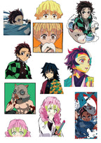 Anime Demon Slayer Sticker Pack of 11 |3M High Quality Waterproof Premium Matt Finish Sticker