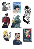 Anime 5 Sticker Pack of 11 |3M High Quality Waterproof Premium Matt Finish Sticker