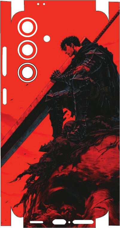 Anime  Berserk 4 Mobile Skin |3M High Quality Waterproof Laminated Mobile Skin | Compatible with all phone models.