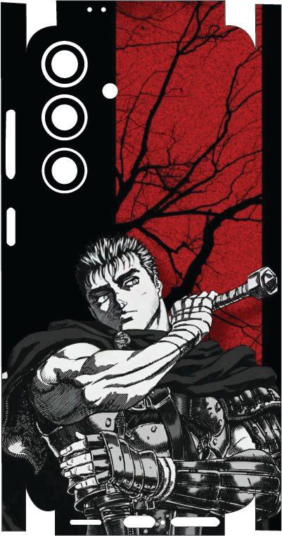 Anime  Berserk 3 Mobile Skin |3M High Quality Waterproof Laminated Mobile Skin | Compatible with all phone models.