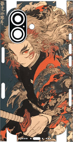 Anime Demon Slayer 4 Mobile Skin |3M High Quality Waterproof Laminated Mobile Skin | Compatible with all phone models.