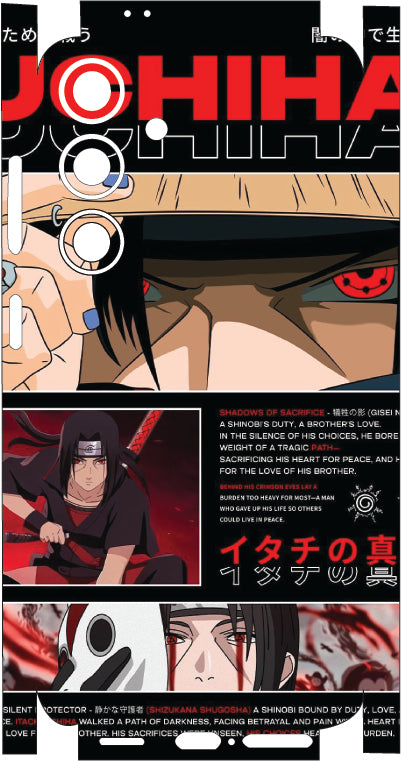 Anime Naruto  2 Mobile Skin |3M High Quality Waterproof Laminated Mobile Skin | Compatible with all phone models.