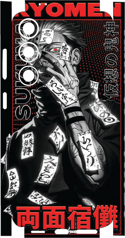 Anime Jujutsu Kaisen 2 Mobile Skin |3M High Quality Waterproof Laminated Mobile Skin | Compatible with all phone models