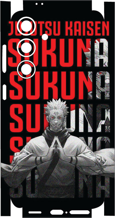 Anime Jujutsu Kaisen 1 Mobile Skin |3M High Quality Waterproof Laminated Mobile Skin | Compatible with all phone models