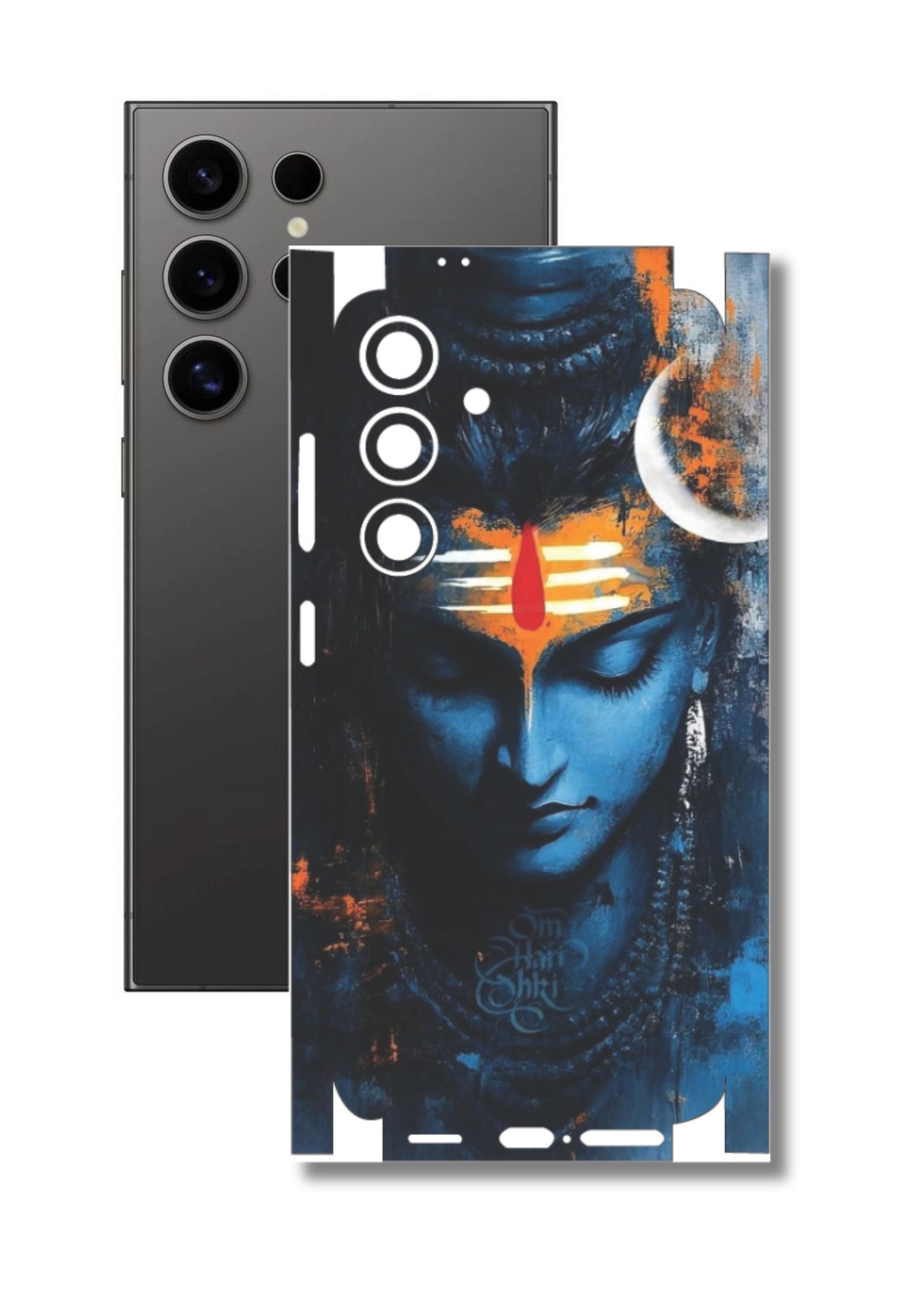 Lord Shiva 4 Mobile Skin |3M High Quality Waterproof Laminated Mobile Skin | Compatible with all phone models.