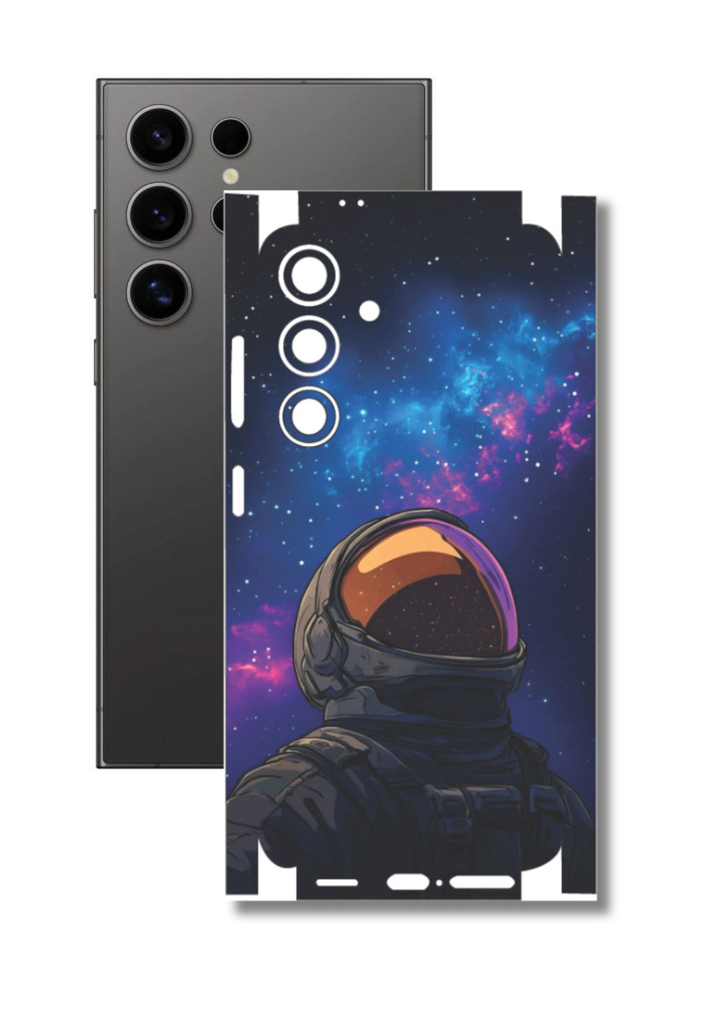 Space Astronaut Mobile Skin |3M High Quality Waterproof Laminated Mobile Skin | Compatible with all phone models.
