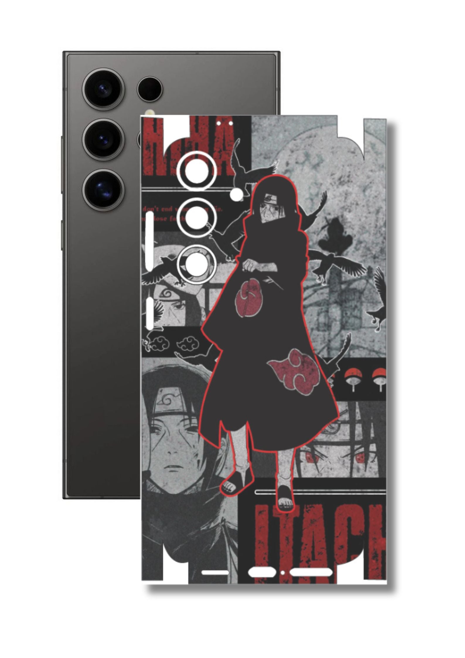 Anime Naruto Mobile Skin |3M High Quality Waterproof Laminated Mobile Skin | Compatible with all phone models.