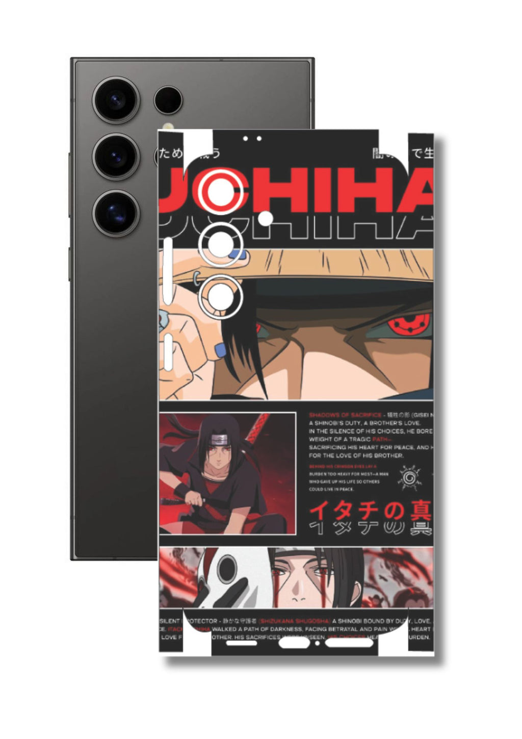 Anime Naruto  2 Mobile Skin |3M High Quality Waterproof Laminated Mobile Skin | Compatible with all phone models.