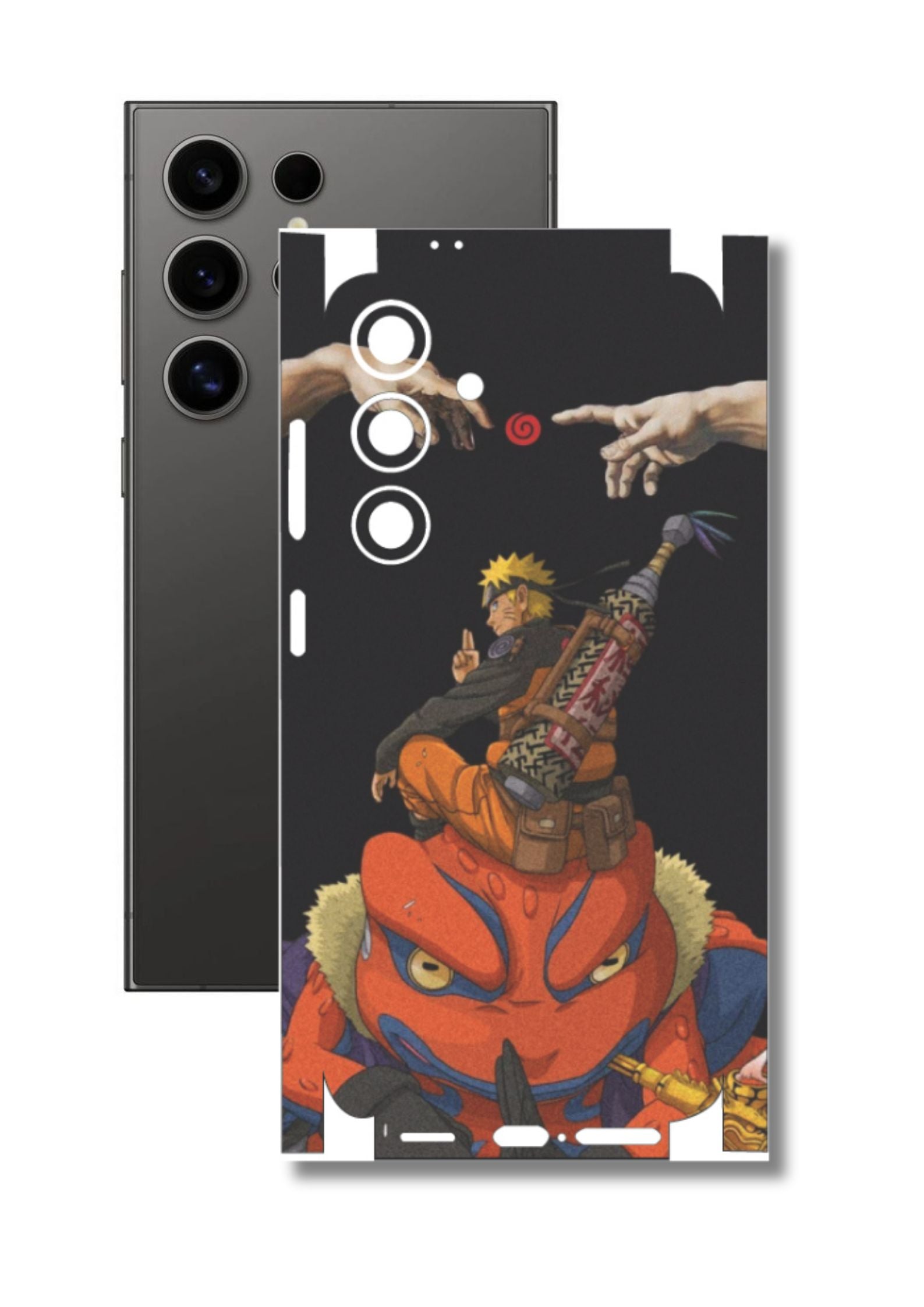 Anime Naruto  3 Mobile Skin |3M High Quality Waterproof Laminated Mobile Skin | Compatible with all phone models.