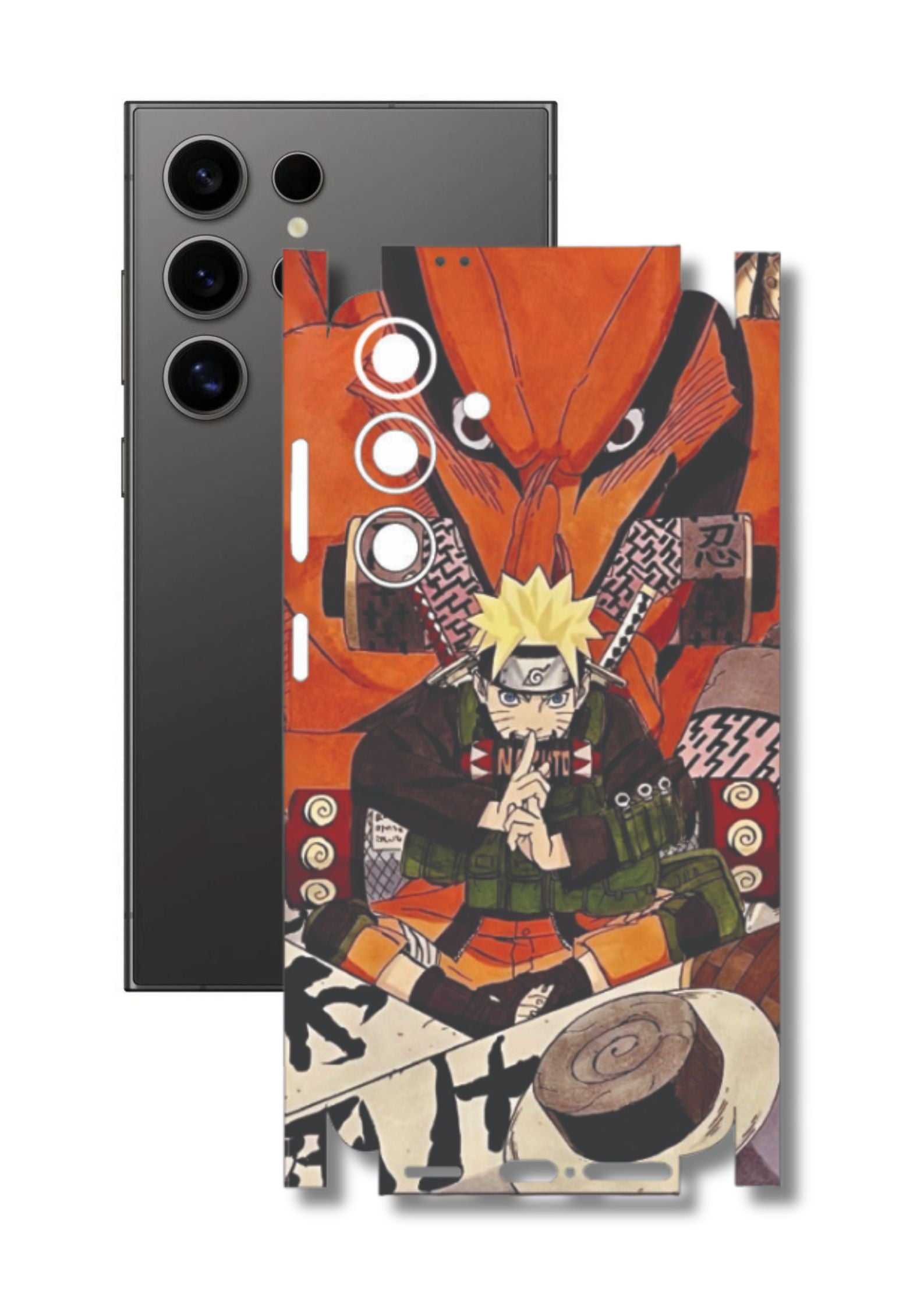 Anime Naruto 5 Mobile Skin |3M High Quality Waterproof Laminated Mobile Skin | Compatible with all phone models