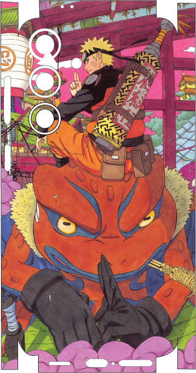 Anime Naruto 4 Mobile Skin |3M High Quality Waterproof Laminated Mobile Skin | Compatible with all phone models.