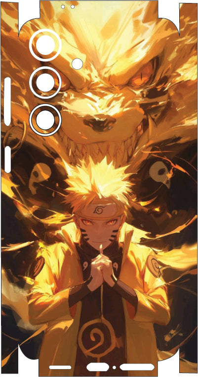 Anime Naruto 4 Mobile Skin |3M High Quality Waterproof Laminated Mobile Skin | Compatible with all phone models.