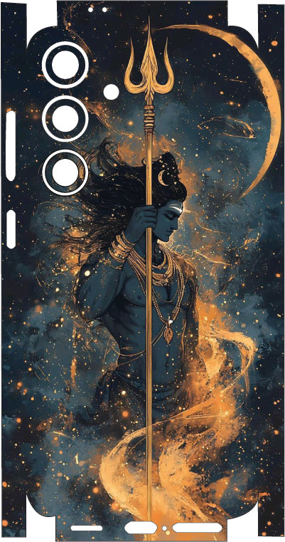 Lord Shiva 2 Mobile Skin |3M High Quality Waterproof Laminated Mobile Skin | Compatible with all phone models.