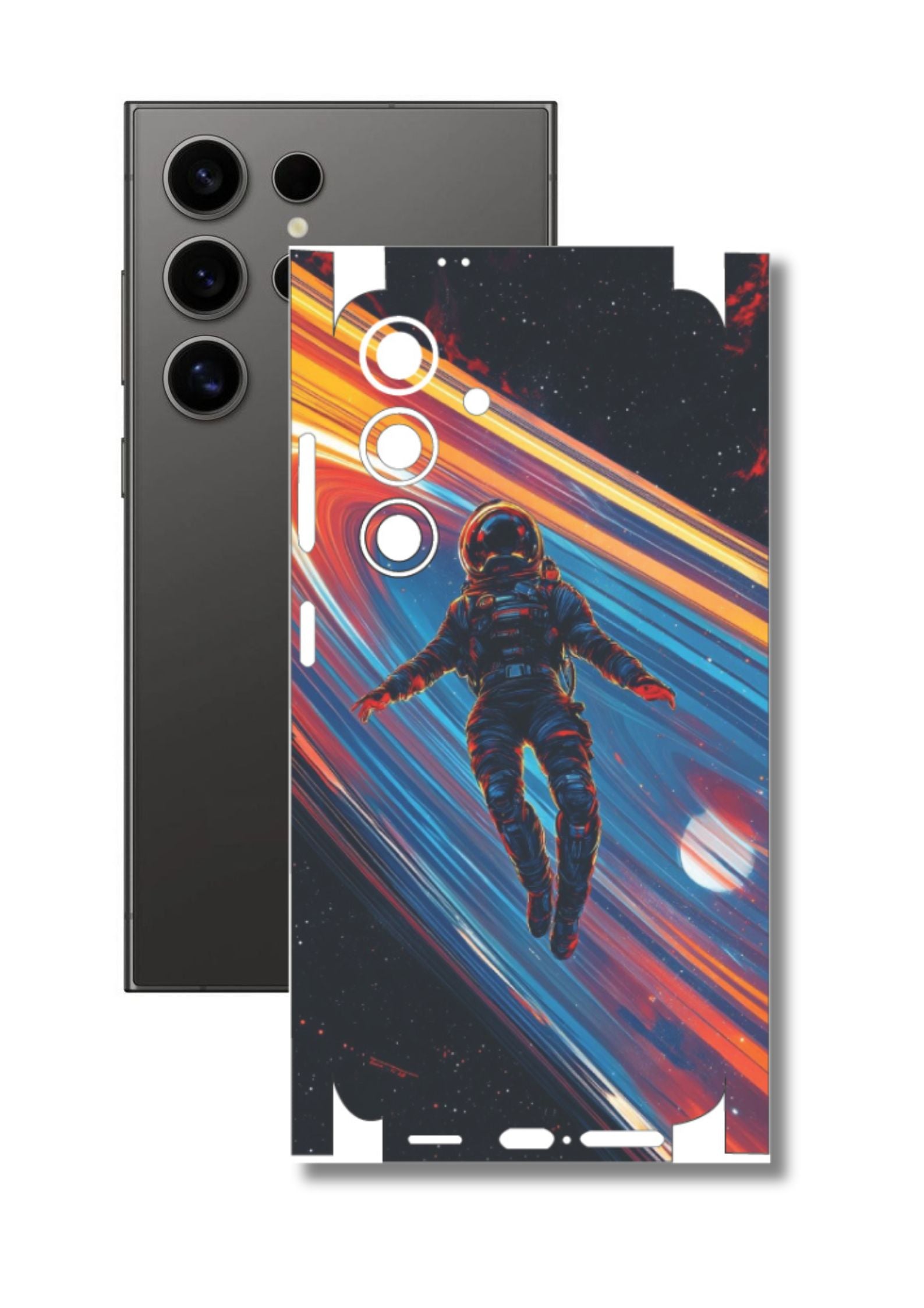 Space Astronaut 2 Mobile Skin |3M High Quality Waterproof Laminated Mobile Skin | Compatible with all phone models