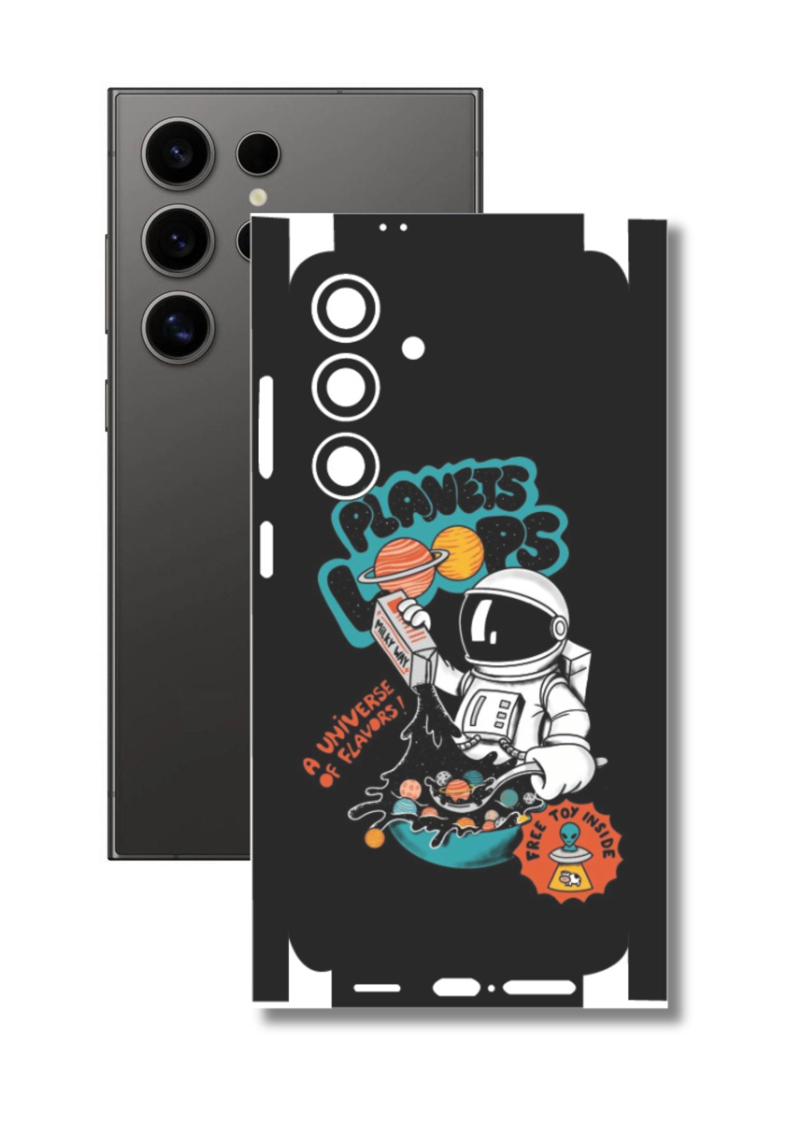 Space Astronaut 7 Mobile Skin |3M High Quality Waterproof Laminated Mobile Skin | Compatible with all phone models