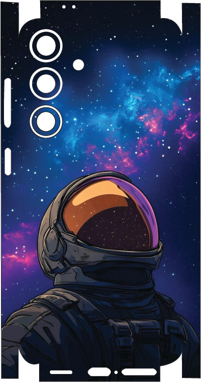 Space Astronaut Mobile Skin |3M High Quality Waterproof Laminated Mobile Skin | Compatible with all phone models.