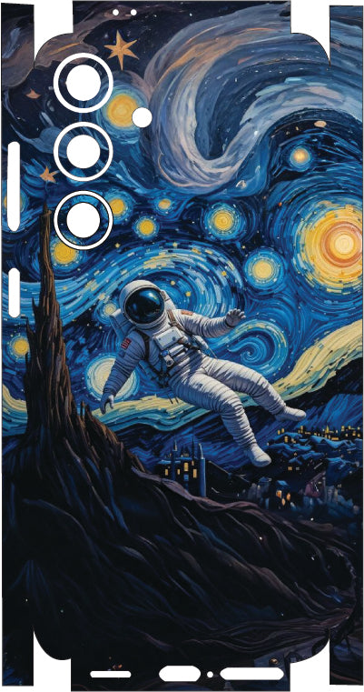 Space Astronaut 4 Stary night Mobile Skin |3M High Quality Waterproof Laminated Mobile Skin | Compatible with all phone models