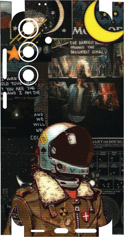 Space Astronaut 5 Mobile Skin |3M High Quality Waterproof Laminated Mobile Skin | Compatible with all phone models